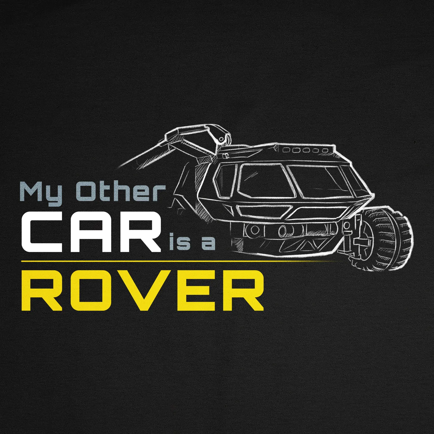 T-shirt My Other Car is a Rover - Image 9