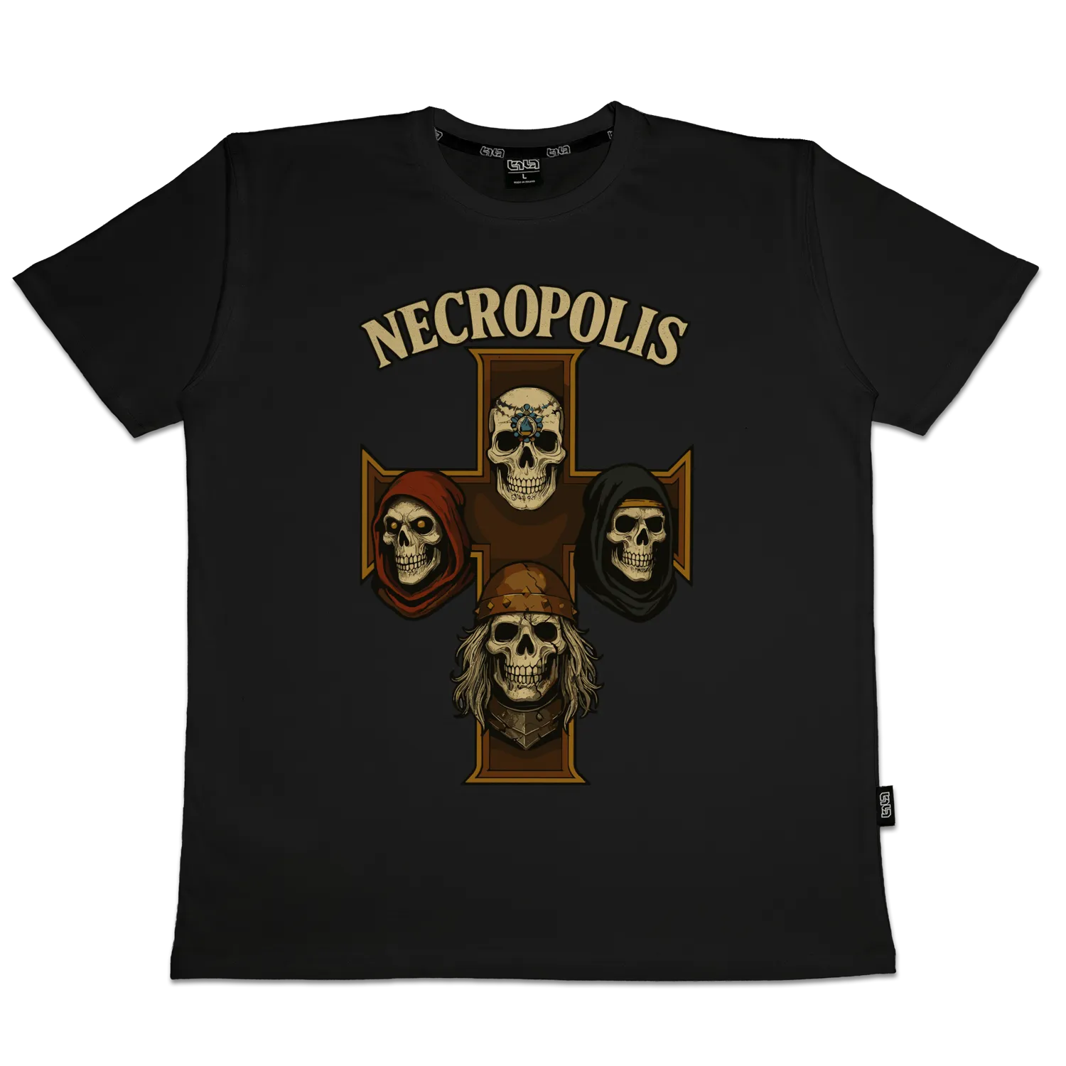 T-shirt Necropolis Cross