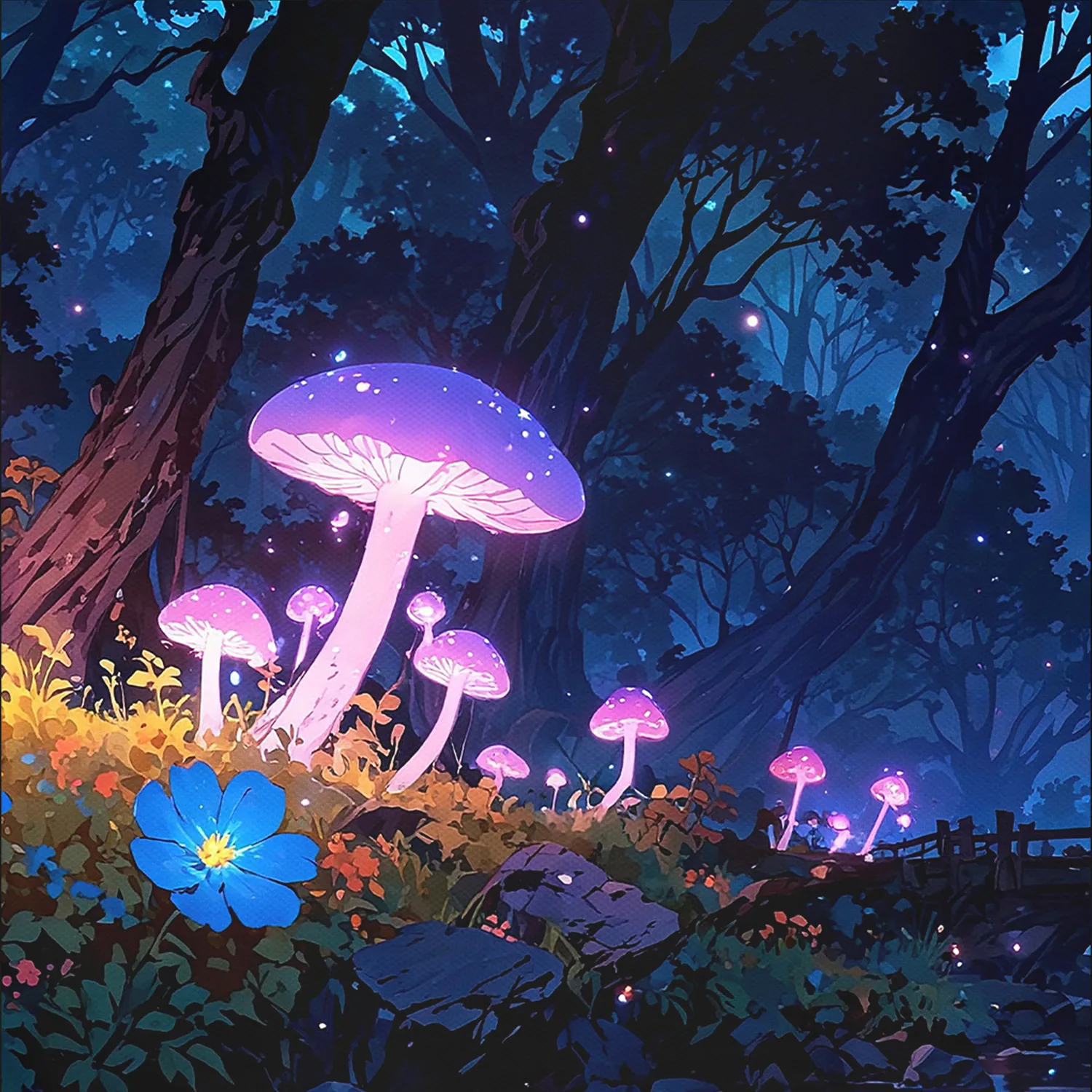 Worko-Plecak Purple Mushroom - Image 2